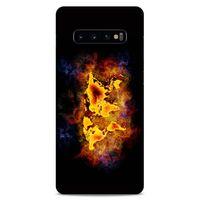Lopard Samsung Galaxy S10 Plus Uyumlu Kılıf FireX (43) Thin Fit Kılıf Dünya Haritası