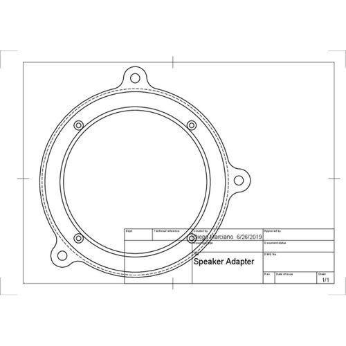 Mercedes CL203_W203 5.25 Hoparlör Adaptörü - 3717131