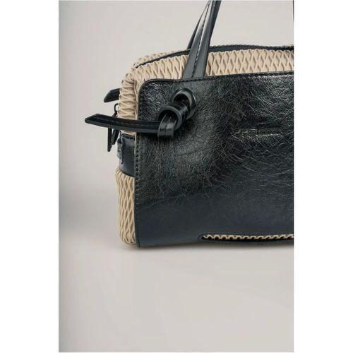 Monallsa Home Çcs  Black Lüks 17824  Omuz Ve El Çantası