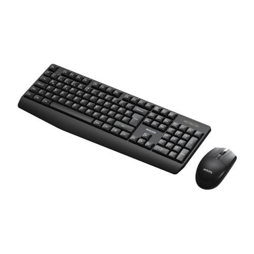PHILIPS SPT6337B, Siyah, Türkçe Q, 2.4Ghz Kablosuz, Klavye Mouse Set