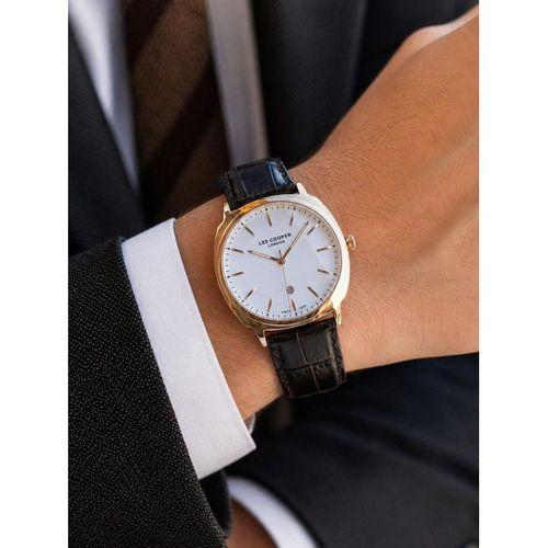 Lee Cooper Deri Kordon Takvimli Kadran 2 Yıl Garantili 5 Atm Suya Dayanıklı Erkek Kol Saati 8248.432