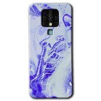 Tecno Camon 16 HD Baskılı Kılıf + 9D Tam Ekran Koruyucu - Cranny Liquid Wall