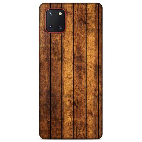 Lopard Samsung Galaxy Note 10 Lite Uyumlu Kılıf Wood'X (15) Antişok Kılıf Baskılı