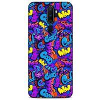 Graffitix (20) Desenli Silikon Kapak Oppo A5 2020 Kılıf
