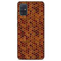 Samsung Galaxy A51 Kılıf Baskılı Özel Seri Taşlı (13) Silikon Kap