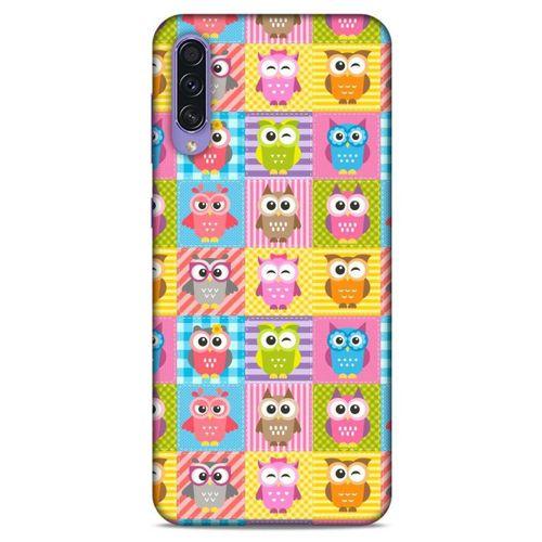 Baykuşlar (35) Desenli Silikon Kapak Telefon Kabı Samsung Galaxy A50s Kılıf