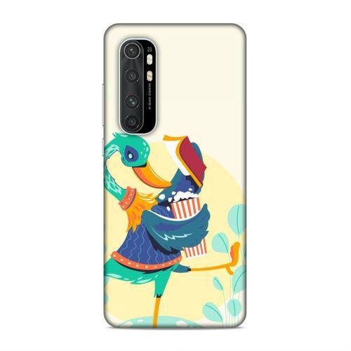 Xiaomi Mi Note 10 Lite Kılıf Entel Ordek Arka Kapak Silikon Koruma Full Koruyucu