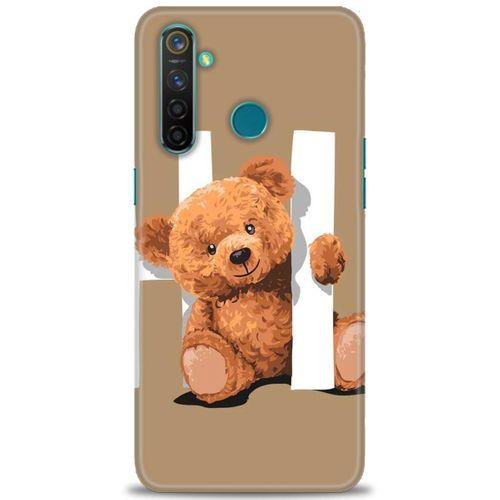 Realme 5 Pro Kılıf HD Baskılı Kılıf - Teddy Hı + Tam Ekran Koruyucu