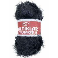 1 Adet Yumoş Sakallı El Örgü Ipi Yünü SİYAH