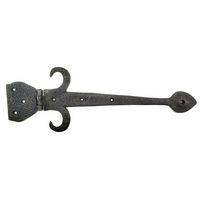 Antika Tarz Dekoratif Pirinç Kuyruklu Çanak Menteşe - 137x390 Mm, Oksit