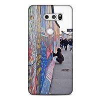 LG K40S Kılıf Almanya (40) Fit Silikon Kılıf Berlin Duvarı
