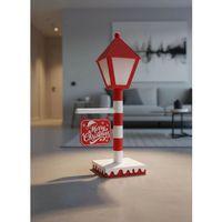 Noel Temalı Tabelalı Lamba Dekoratif Aydınlatma Yılbaşı Süsü