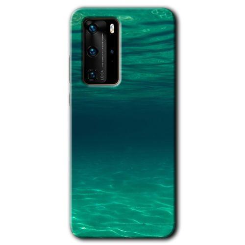 Huawei P40 Pro Kılıf HD Desen Baskılı Arka Kapak - Derin Deniz