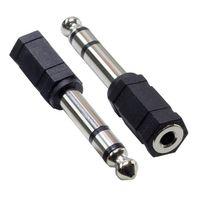 6,3 mm Stereo Erkek-3,5 mm Stereo Dişi Çevirici