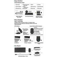A4 TECH FG2200 AIR2 2.4 SİYAH QMİNİ FN-MM KABLOSUZ SESSİZ SET