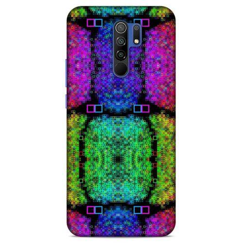 Lopard Xiaomi Redmi 9 Uyumlu Kılıf PiXel (17) Tasarım Kılıf Piksel Blok