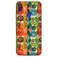 Xiaomi Redmi Note 7 Kılıf Pastel Renkler (31) TPU Kılıf Kırmızı Yeşil