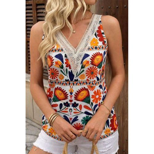 Kadın Askılı V Yaka Dantelli Süprem Bluz