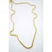 Burgu Zincir Kolye 60cm-4mm - Altın