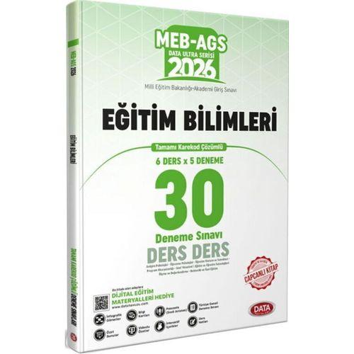 2026 MEB AGS Eğitim Bilimleri Ders Ders Karekod Çözümlü Deneme Sınavları Data Yayınları