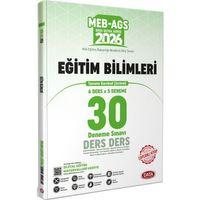 2026 MEB AGS Eğitim Bilimleri Ders Ders Karekod Çözümlü Deneme Sınavları Data Yayınları