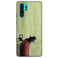 Huawei P30 Pro Kılıf Depresyon (48) Bumper Kılıf Kahve Yeşil