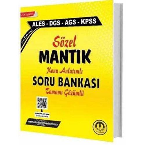ALES DGS KPSS Sözel Mantık Konu Anlatımlı Soru Bankası Tasarı Yayınları