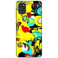 Lopard Samsung Galaxy A21s Uyumlu Kılıf Soyut Sanat (26) Desenli Tpu Silikon Kılıf