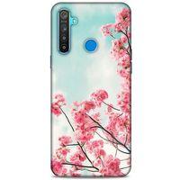 Lopard Oppo Realme 5i Uyumlu Kılıf Bahar (44) Tough Armor Kılıf Kiraz Çiçekleri