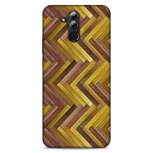 Lopard Huawei Mate 20 Lite Uyumlu Kılıf Wood'X (31) TPU Kılıf Baskılı