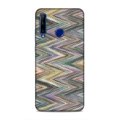 Huawei Y6P Uyumlu Kılıf Romans (47) Crystal Flex Kılıf Zig Zag