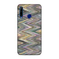 Huawei Y6P Uyumlu Kılıf Romans (47) Crystal Flex Kılıf Zig Zag