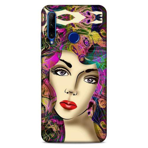 Lopard Huawei Honor 20 Lite Uyumlu Kılıf Sürreal Yüzler ♀ (17) Tasarım Kılıf Baskılı
