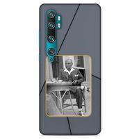 Xiaomi Mi Cc9 Pro Kılıf Atatürk (31) TPU Kılıf Koyu Gri