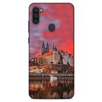 Samsung Galaxy M11 Kılıf Almanya (30) Silicone Case Nehir Şato