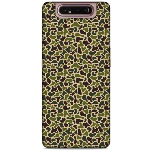 Kamuflaj 32 Samsung Galaxy A80 Kılıf Silikon Kapak