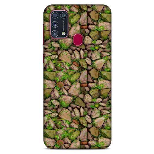 Samsung Galaxy M31 Kılıf Baskılı Özel Seri Taşlı (6) Silikon Kılıf