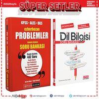 Pegem KPSS ALES DGS Problemler Ezberbozan ve AKM Dil Bilgisi Soru Bankası Seti 2 Kitap