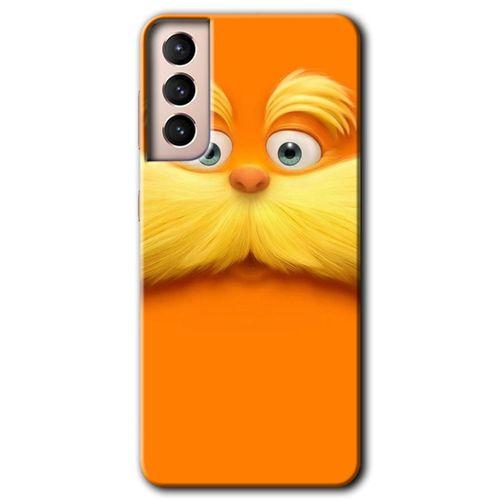 Galaxy S21 Plus Kılıf HD Desen Baskılı Arka Kapak - Garfield + Kırılmaz Cam