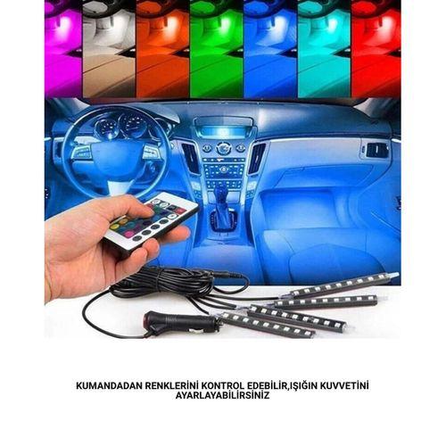 Rgb Led Araç İçi Aydınlatma – Kumandalı Sistem