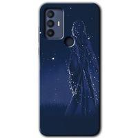 TCL 30 SE Kılıf HD Desen Baskılı Arka Kapak - Gecenin Kraliçesi