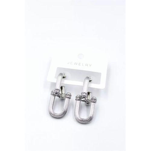 Tf Zincir Küpe - Gümüş