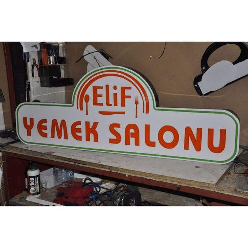 3D LED NEON TABELA KAYAN YAZI AYDINLATMA PANEL REKLAM DEPO