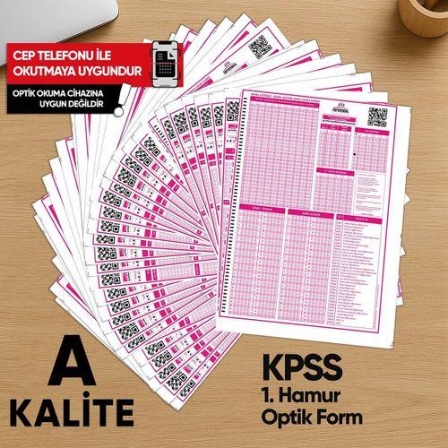 KPSS (GY-GK) Deneme Sınavları İçin 100 Adet Optik Form