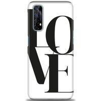 Realme 7 Kılıf HD Baskılı Kılıf - Love + Tam Ekran Koruyucu