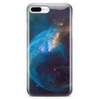 Apple iPhone 8 Plus Kılıf Nasa Galaxy Arka Kapak Koruma Desenli Full Koruyucu