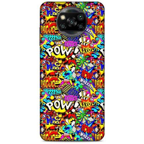 Graffitix (33) Desenli Silikon Kapak Xiaomi Redmi Poco X3 Kılıf