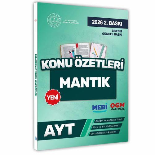 2026 YKS-AYT MEBİ-OGM Mantık Pratik Konu Özet Kitabı RENKLİ A4 Boyut Görsel Destekli BASKI ÜCRETİ