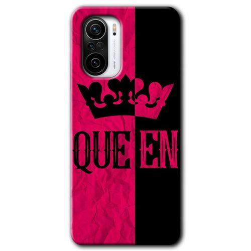 Redmi K40 Kılıf HD Desen Baskılı Arka Kapak - Queen + Kırılmaz Cam