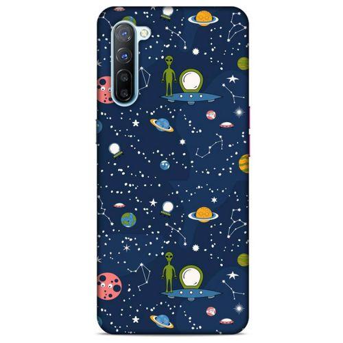 Oppo Reno 3 Uyumlu Kılıf Mavi Delisi (25) Antişok Kapak Space